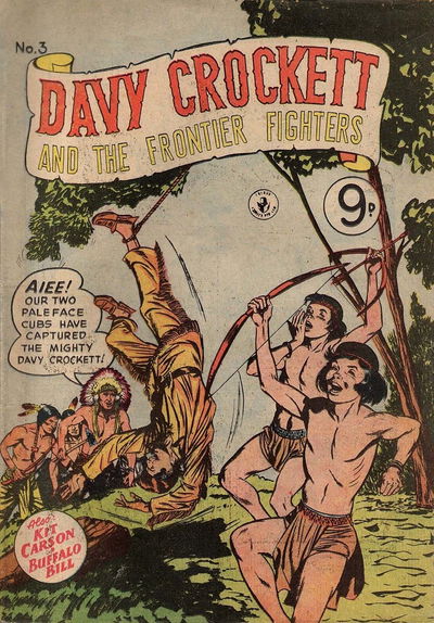 Davy Crockett and the Frontier Fighters (Colour Comics, 1956 series) #3 [March 1956?]