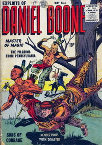 Exploits of Daniel Boone (Quality, 1955 series) #4 May 1956