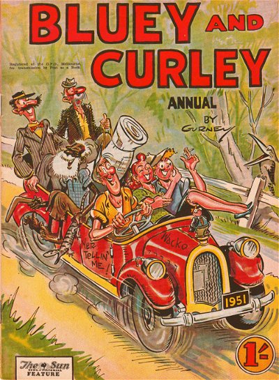 Bluey and Curley Annual [Sun News-Pictorial] (Sun, ? series)  ([1951?])