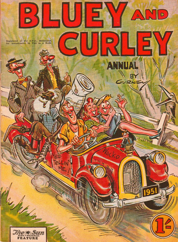 Bluey and Curley Annual [Sun News-Pictorial] (Sun, ? series)  [1951?]