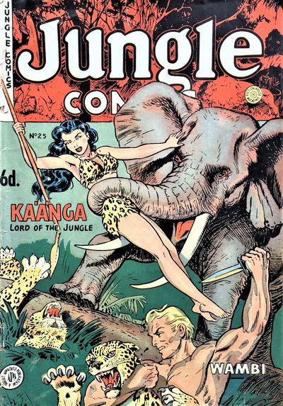 Jungle Comics (HJ Edwards, 1951? series) #25 [1952?]