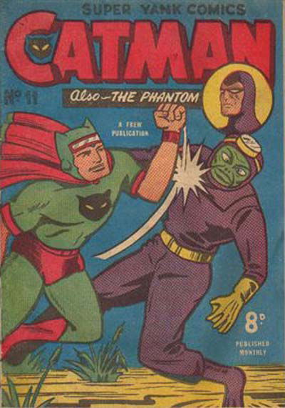 Super Yank Comics (Frew, 1950 series) #11 — Catman ([September 1951?])