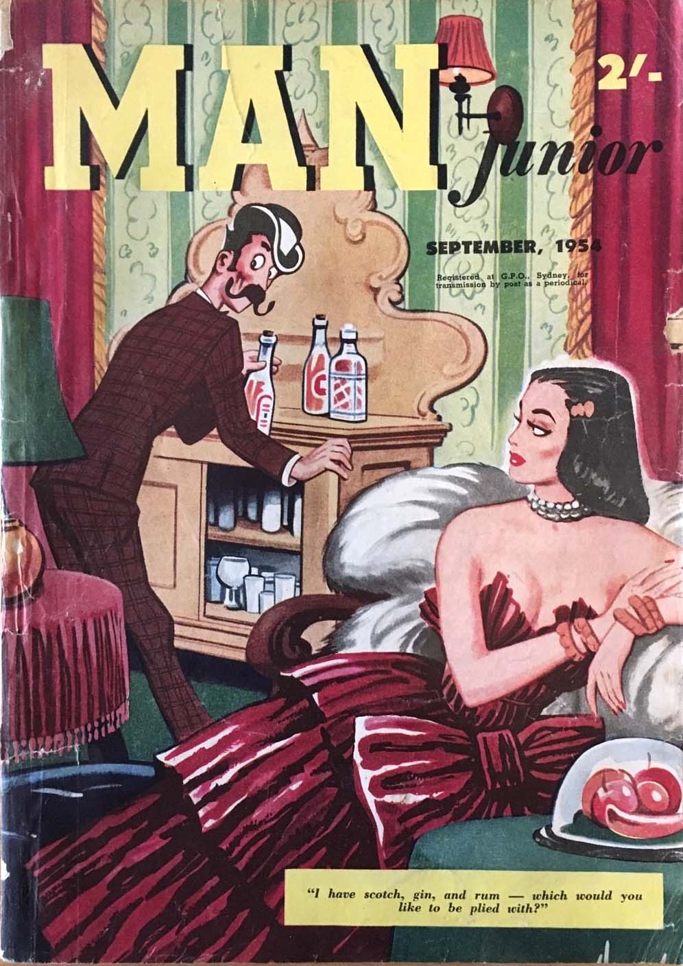 Man Junior (Man Jr, 1954 series) v2#1 (September 1954)