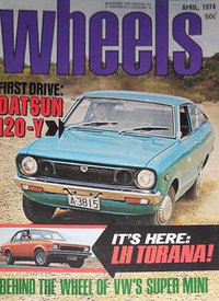 Wheels (KG Murray, 1973 series)  v40#5 (April 1974)