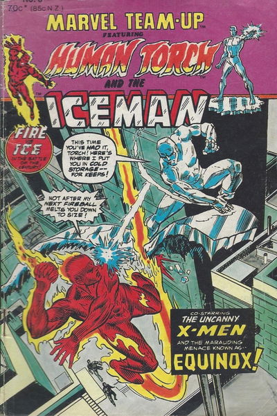 Marvel Team-Up (Yaffa/Page, 1979? series) #8 — Featuring Human Torch and the Iceman [December 1981?]