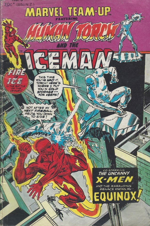 Marvel Team-Up (Yaffa/Page, 1979? series) #8 [] (December 1981) ([December 1981?]) —Featuring Human Torch and the Iceman