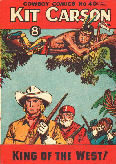 Cowboy Comics (Land Newspaper, 1952 series) #40 [1953?]