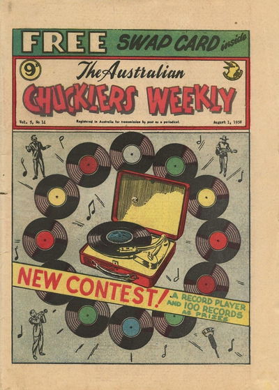 The Australian Chucklers Weekly (Molly Dye, 1959? series) v5#14 1 August 1958