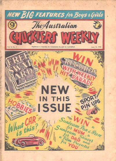 The Australian Chucklers Weekly  v5#7 (13 June 1958)