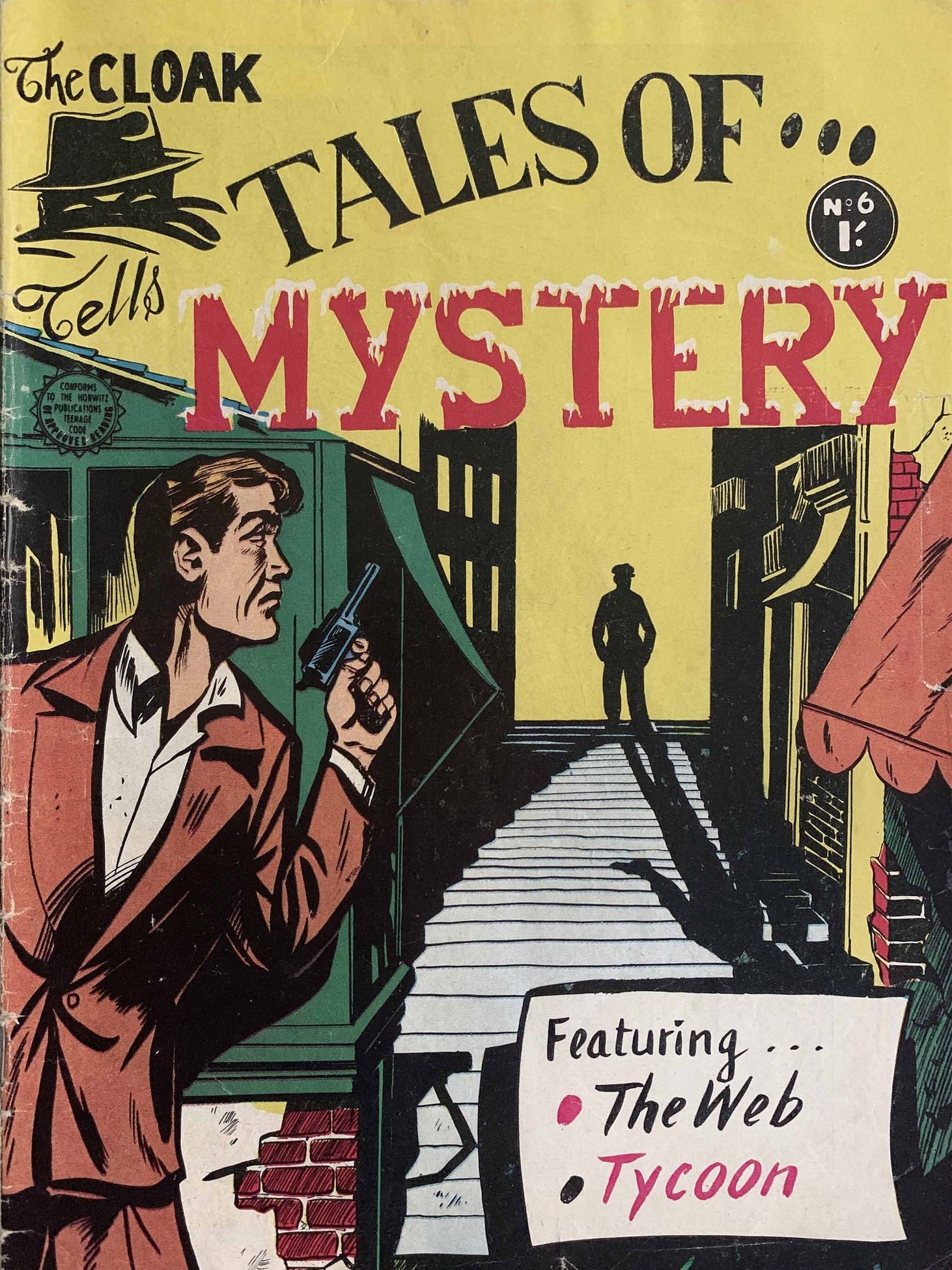 The Cloak Tells "Tales of Mystery" (Horwitz, 1955? series) #6 ([March 1956?])