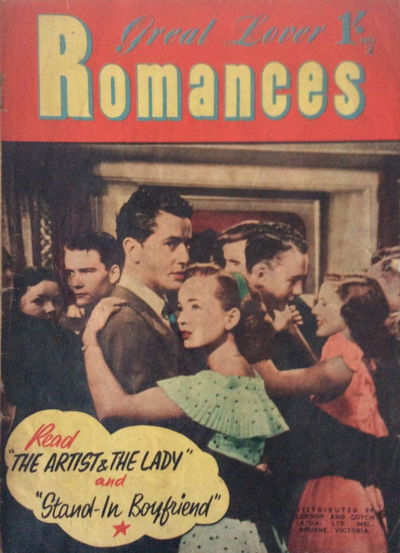 Great Lover Romances (HJ Edwards, 1955? series) #2 [July 1954?]