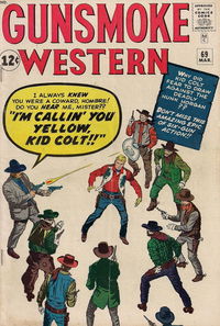 Gunsmoke Western (Marvel, 1955 series) #69 March 1962