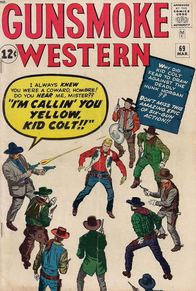 Gunsmoke Western (Marvel, 1955 series) #69 (March 1962)