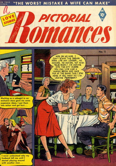 Pictorial Romances  #11 (January 1952)