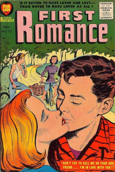 First Romance Magazine (Harvey, 1949 series) #52 November 1958