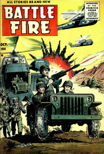 Battle Fire  #4 (October 1955)