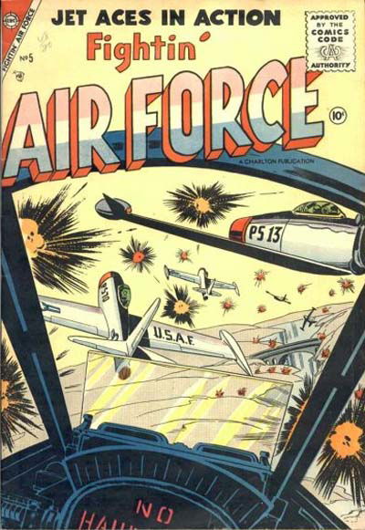 Fightin' Air Force (Charlton, 1956 series) #5 November 1956