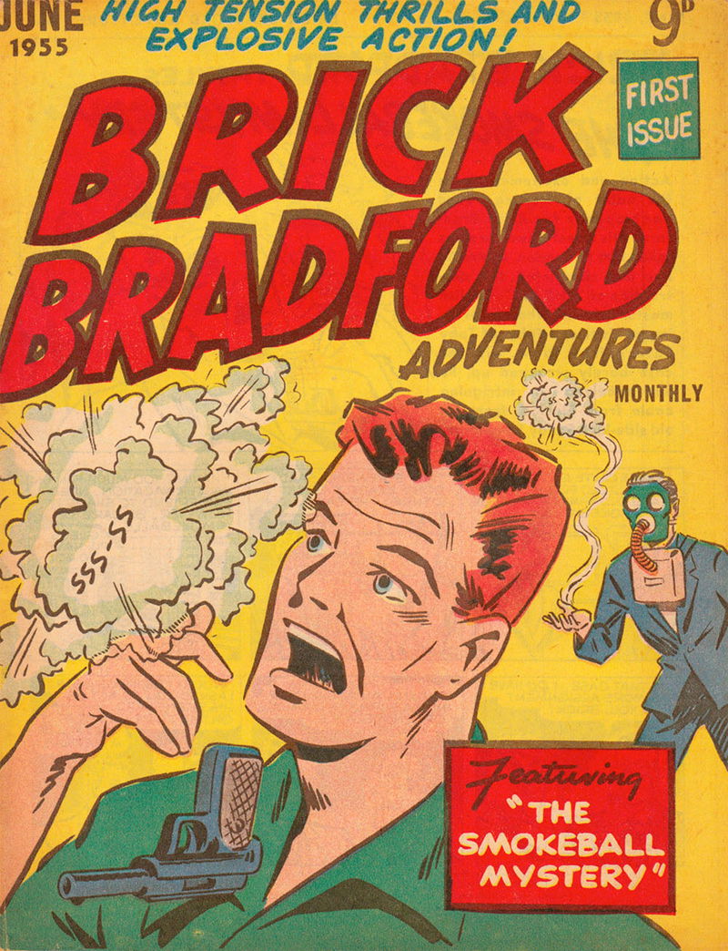 Brick Bradford Adventures (Red Circle, 1955 series) #1 (June 1955)