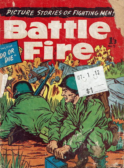 Battle Fire (Jubilee, 1958? series) #5 [September 1958?]