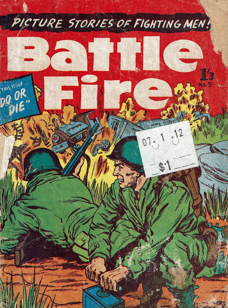 Battle Fire (Jubilee, 1958? series) #5 ([September 1958?])