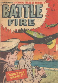 Battle Fire (Approved, 1955 series)  #6 (November 1956)