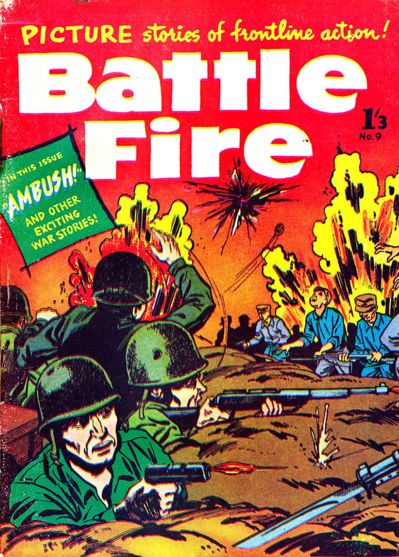 Battle Fire (Jubilee, 1958? series) #9 ([May 1959?])