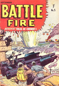 Battle Fire (Approved, 1955 series) #5