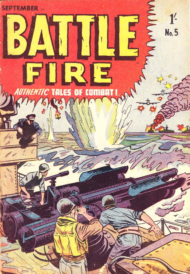 Battle Fire (Approved, 1955 series) #5 (September 1956)