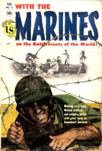 With the Marines on the Battlefronts of the World (Toby, 1953? series) #2 (March 1954)
