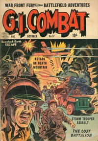 G.I. Combat (Quality, 1952 series)  #17 (October 1954)