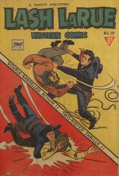 Lash LaRue Western Comic (Cleland, 1951 series) #10 [March 1952?]