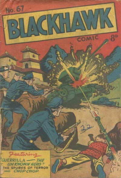 Blackhawk Comic (Youngs, 1949 series) #67 ([August 1954?])
