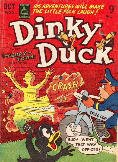 Dinky Duck (Rosnock, 1954 series) #5 October 1955