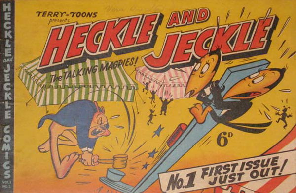 Heckle and Jeckle Comics (Rosnock, 195-? series) v1#1 — Terry-Toons Presents Heckle and Jeckle the Talking Magpies [1951?]