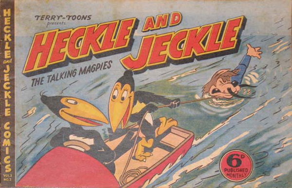 Heckle and Jeckle Comics (Rosnock, 195-? series) v1#3 ([1951?]) —Terry-Toons Presents Heckle and Jeckle the Talking Magpies