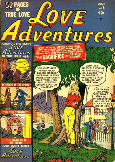 Love Adventures (Marvel, 1949 series) #5 June 1951