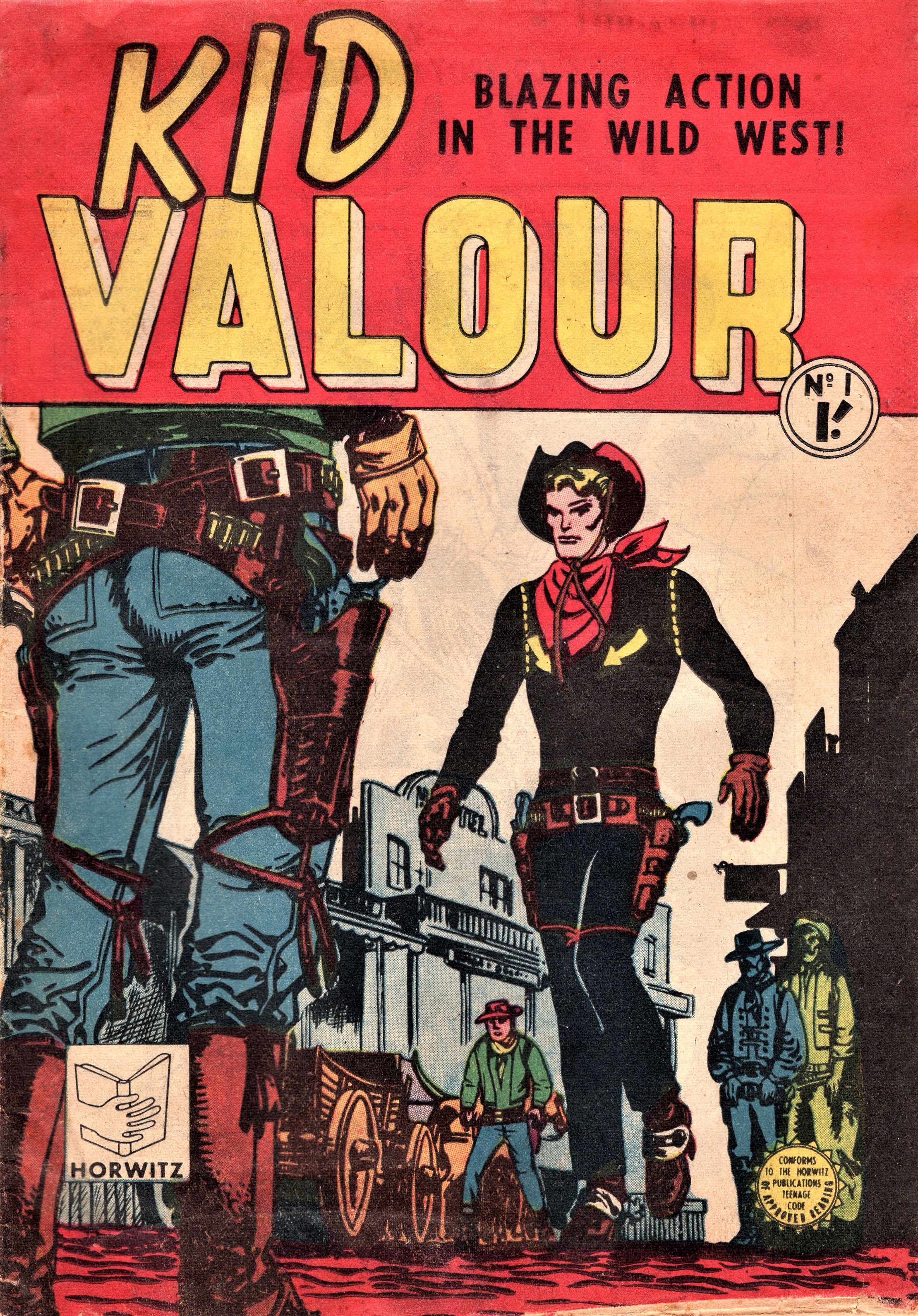 Kid Valour (Horwitz, 1957? series) #1 (January 1957)