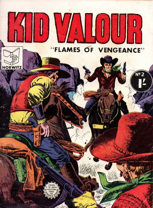 Kid Valour (Horwitz, 1957? series) #2 (July 1957)