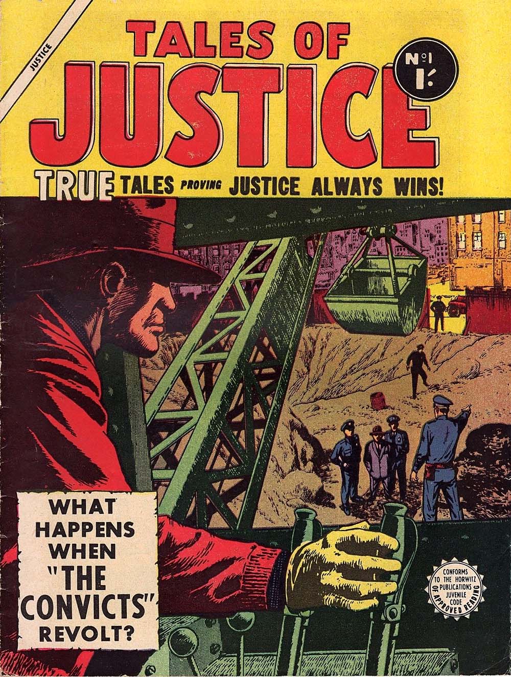 Tales of Justice (Horwitz, 1957 series) #1 ([February 1957?])