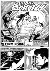 Johnny Galaxy and the Space Patrol (Colour Comics, 1966 series) #1 — Fugitive from Space