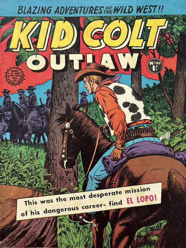 Kid Colt Outlaw (Horwitz, 1959 series) #100 ([December 1959?])