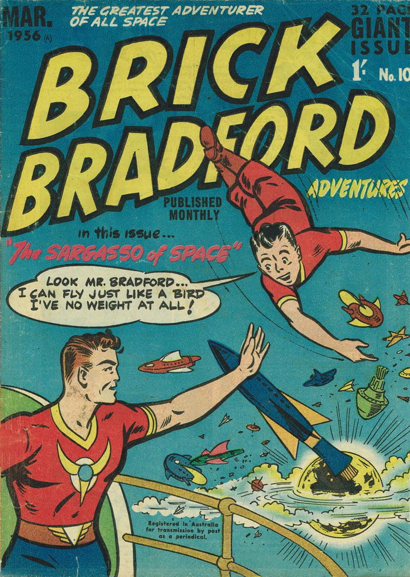 Brick Bradford Adventures (Red Circle, 1955 series) #10 (March 1956)