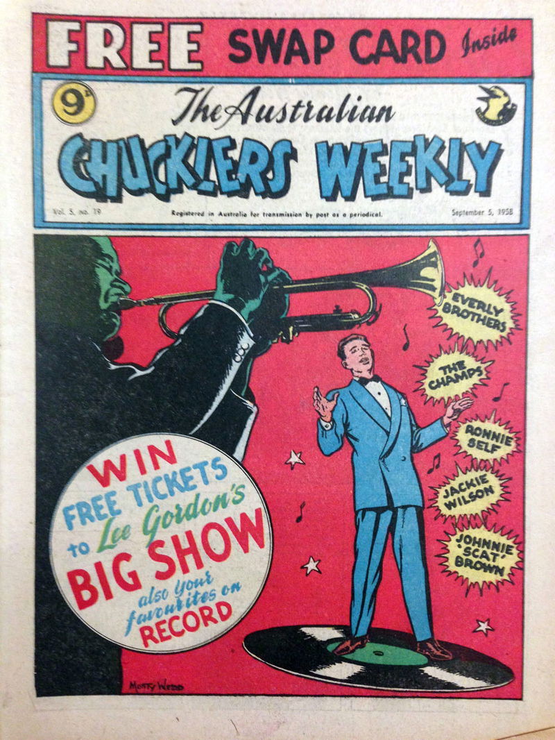 The Australian Chucklers Weekly (Molly Dye, 1959? series) v5#19 (5 September 1958)