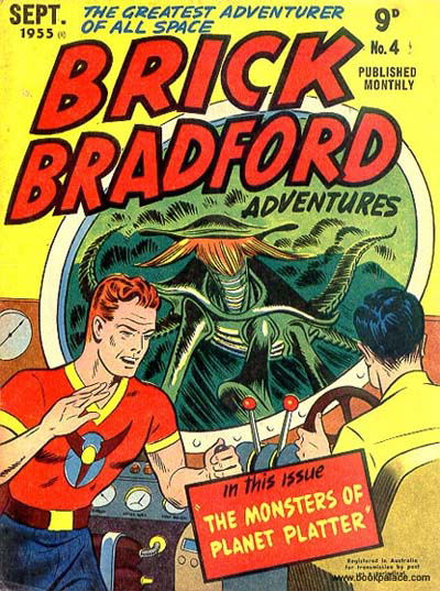 Brick Bradford Adventures (Red Circle, 1955 series) #4 (September 1955)