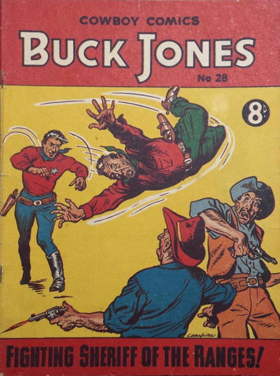 Buck Jones Cowboy Comics (AP, 1949 series) #28 ([1952?])