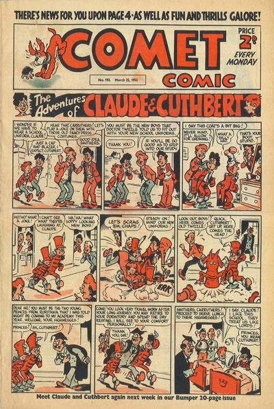 The Comet (AP, 1946 series) #192 (22 March 1952)