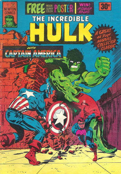 The Incredible Hulk (Newton, 1975 series) #3 [July 1975?]