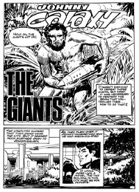 Johnny Galaxy and the Space Patrol (Colour Comics, 1966 series) #1 — The Giants (page 1)