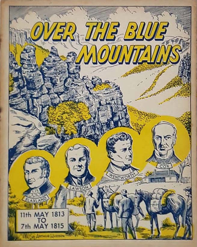 The Australian Children's Pictorial Social Studies (Australian Visual Education, 1957? series) #4 — Over the Blue Mountains ([1958?])