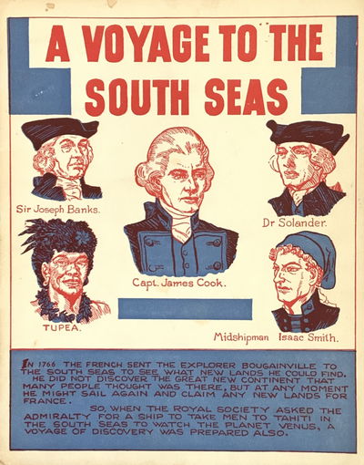 The Australian Children's Pictorial Social Studies (Australian Visual Education, 1957? series) #3 — A Voyage to the South Seas ([1958?])